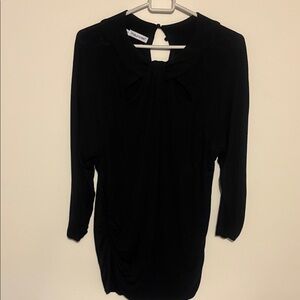 Maurices Classic Black long Top/skirt size 1